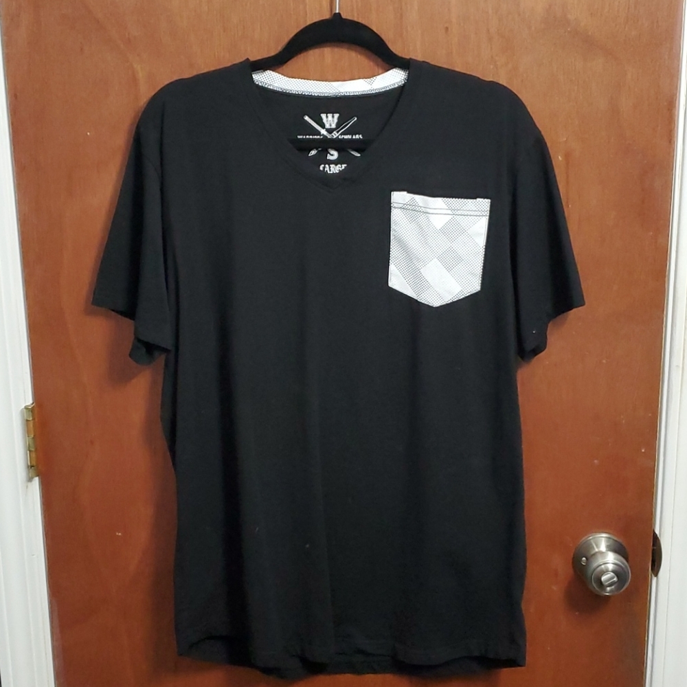 Warriors&Scholars up dress tee shirt size Large